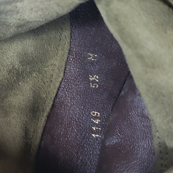 NWT GRAZIA Suede Patchwork Kitten Heel Slouchy Tall Boots Made in Spain - Picture 10 of 10